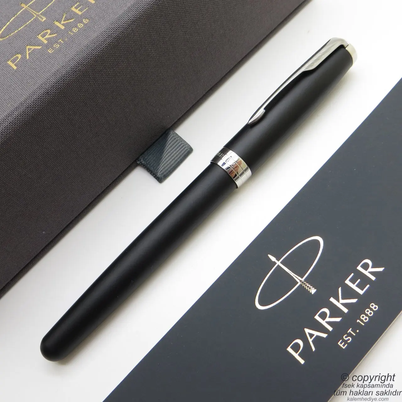 Parker Sonnet матовый черный CT перьевая ручка | Перьевая İsme специальная |-ручка для
