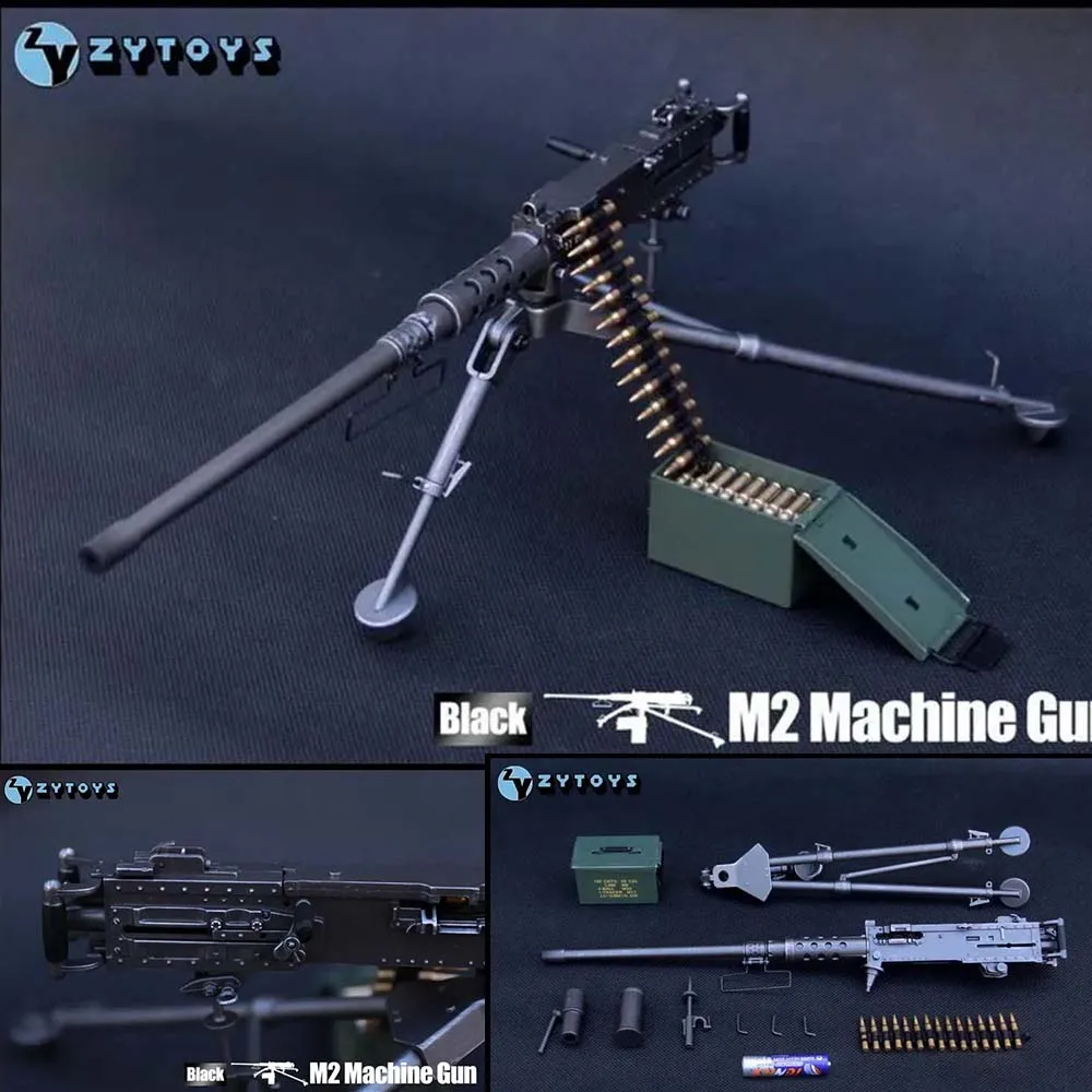 

ZYTOYS ZY8031 1/6 Scale WW2 Army Weapons Accessory Browning M2 Heavy Machine Gun Model Fit 12" Male Soldier Action Figure Body