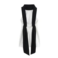 MUJER White Backless Short Dress Woman Halter Elegant Party Dresses for Women off Shoulder Mini Dress Women New in Dresses Woman - Image 3