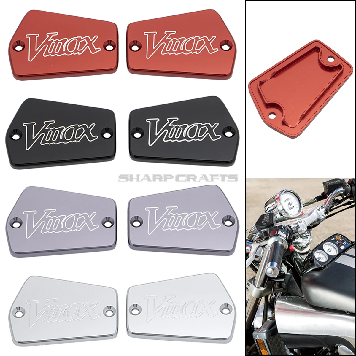 ForYamahaVMax120019852007VMAXMotorcyclePartsFrontCNCBrake