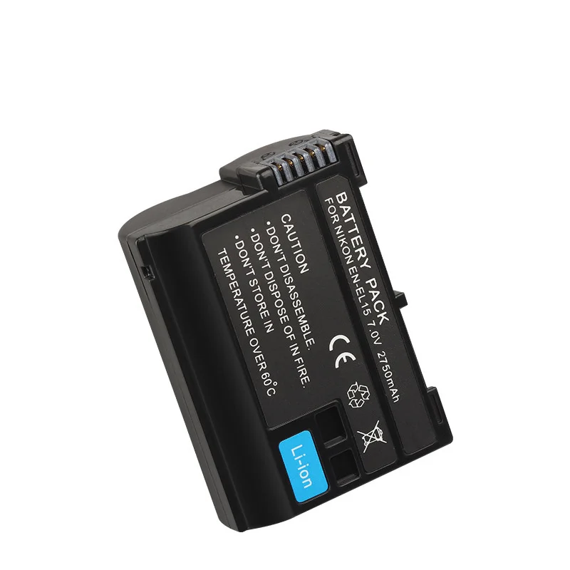 2750mah EN-EL15 EN EL15 ENEL15 BATTERY EL15 For Nikon DSLR D600 D610 D800 D800E D810 D850 D7000 D7100 D7200 L50