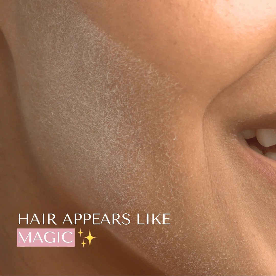 114ml Hair Identifier Spray Facial Hair Removal Spray Smoothing Face Hairless Painless With 4 Scraper Face Shaving Facial Care