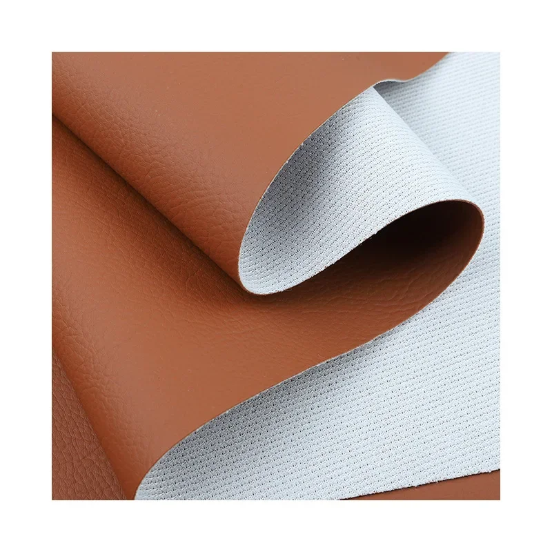 Professional Car Leather 1.0mm PVC Leather Matte Lychee Pattern Automobile Seat Cushion Headrest Fabric