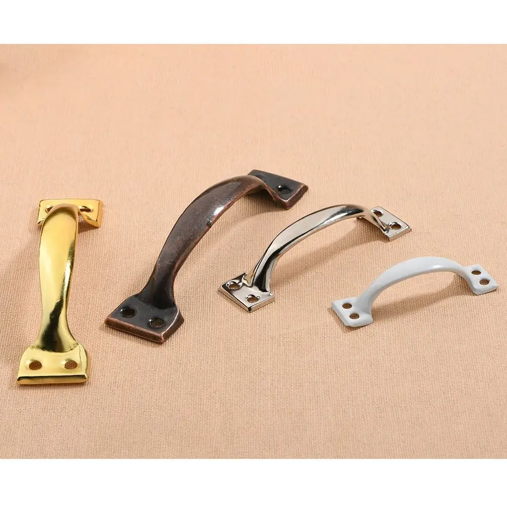 Description Picture 6 of item1Pc Barn Door Handle With Bow-Shaped Furniture Gate Handle for Sliding Barn Doors Garages Sheds Knobs Cupboard Hardware Pull