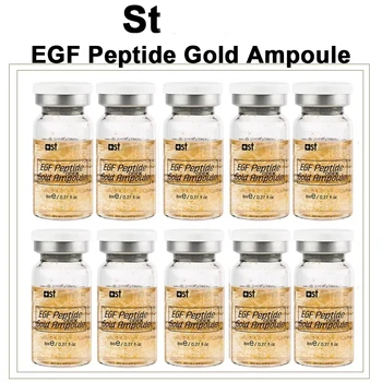 Korea 8ml Peptide Gold Ampoule Facial Skin Booster Essence Rejuvenation Hydration For 0.25mm Microneedle Serum