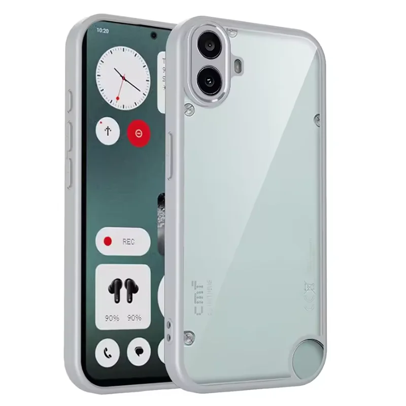 Enhanced Clear Matte Air Cushion Shockproof Silicone Bumper Phone Case
