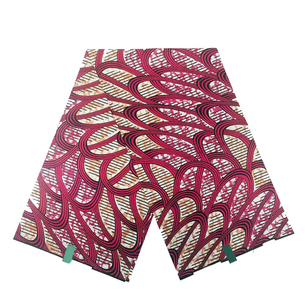 6 ярдов Африканской ткани с восковым принтом