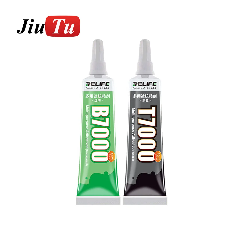 B-7000 Transparent Phone Screen Repair Glue B7000 Universal Glass Plastic DIY Adhesive With Precision Applicator 15ML