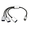 1 Type C To 3 USB