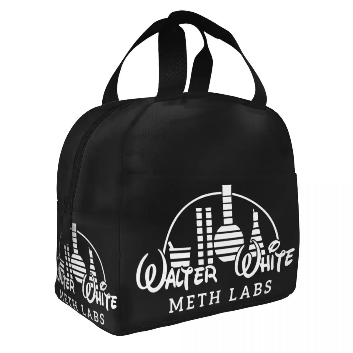 

Уолтер белые ланч-пакеты с изоляцией для лабораторий, ланч-контейнер с надписью «во все тяжкие» хайзенберга, сумка-холодильник, сумка-тоут, Ланч-бокс, пищевая сумка
