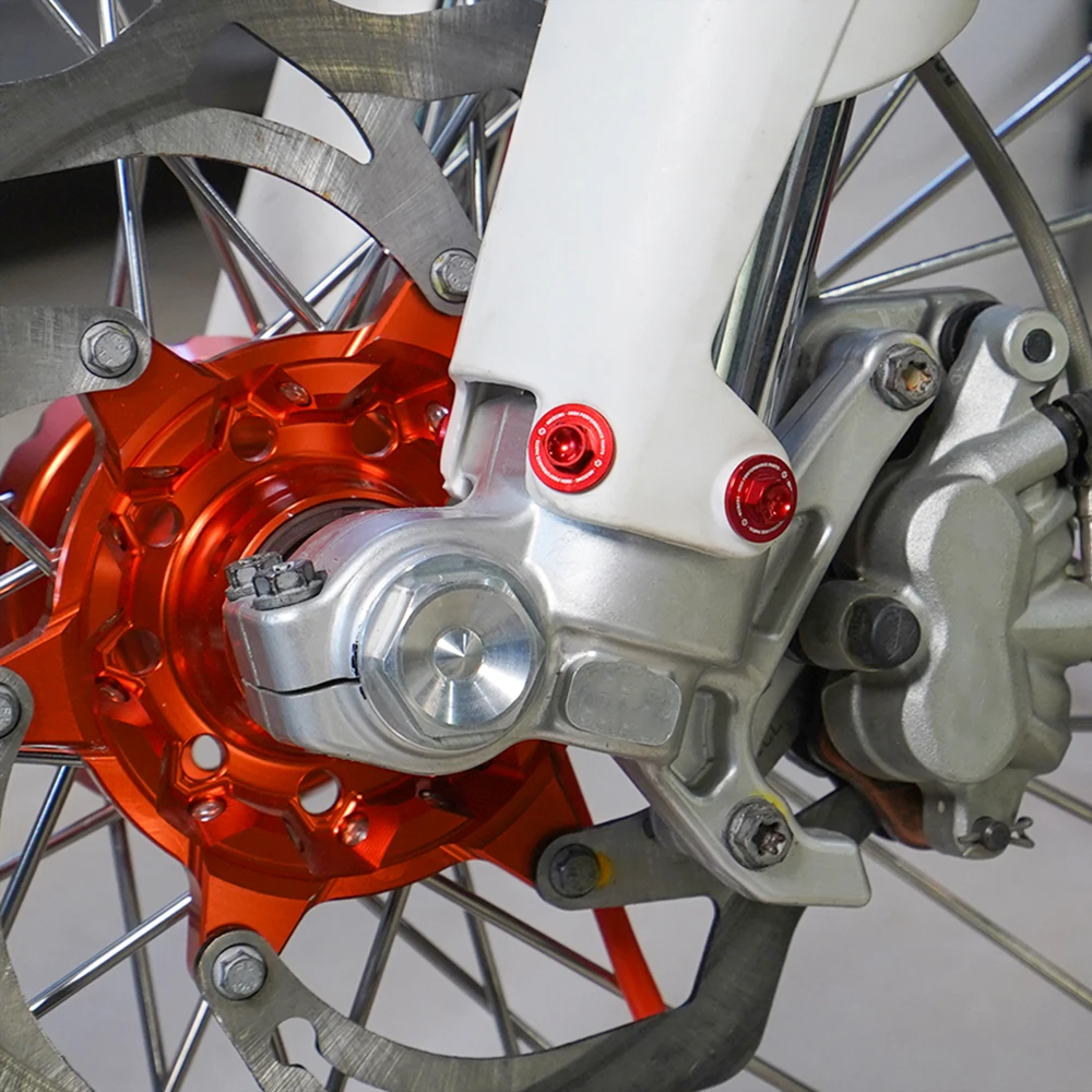 NICECNC Für Beta RR 300 250 350 390 450 2013-2019 X-Trainer 300 2015-2022 6PCS Gabel Schutz Schrauben Für Kawasaki KX250 KX450F – Detail 10