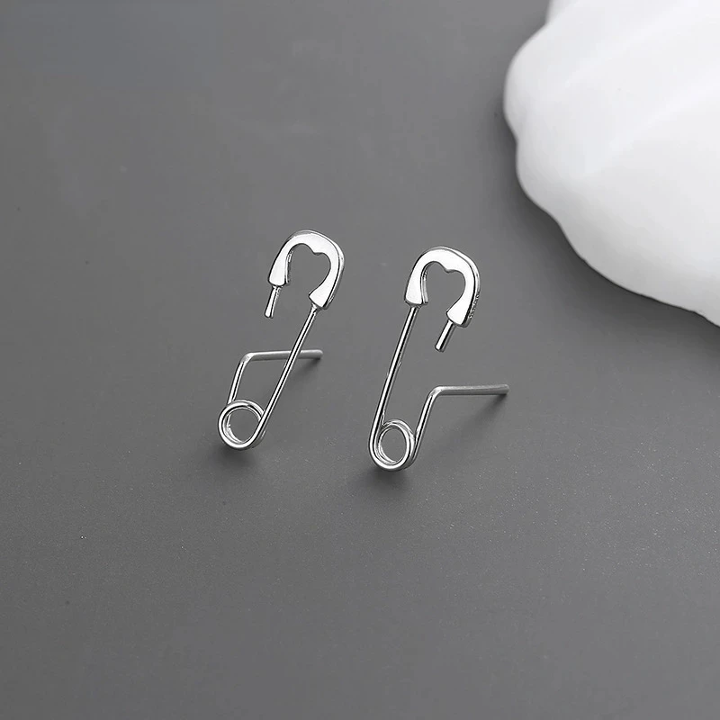 Gold Mini Paper Clip Earrings – SANDAK