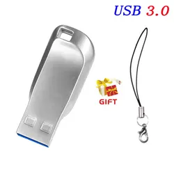 High - Speed USB Flash Drive - 128GB, 64GB, 32GB, 16GB Options - 64 GB (3.0 - Silver)