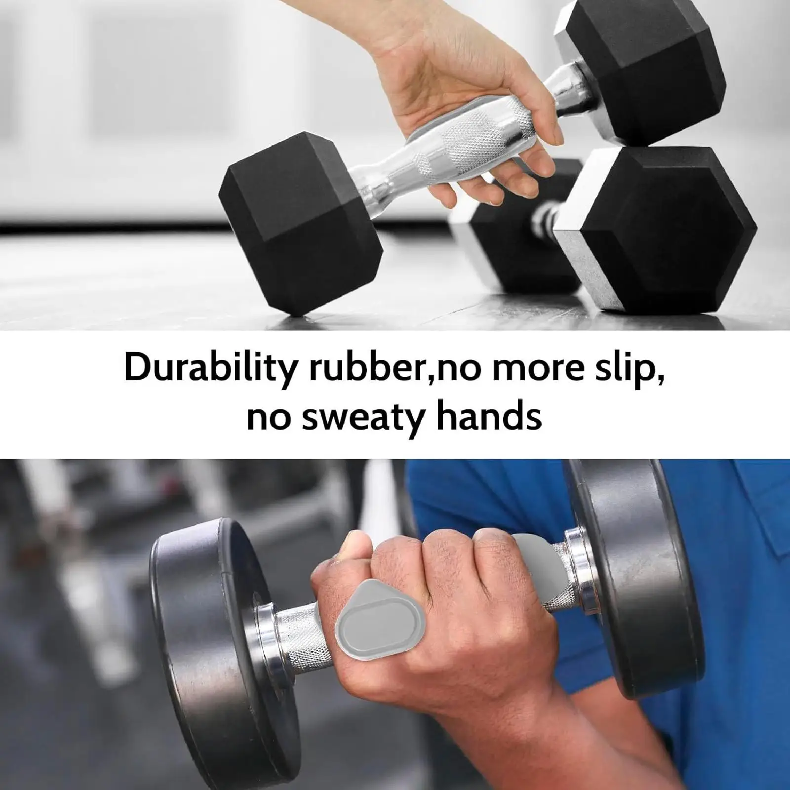 Workout Gym Gloves Silicone Palm Grips Pull Up Grips for Men Women Palm Grip Device for Gymnastics Weightlifting Exercise 6