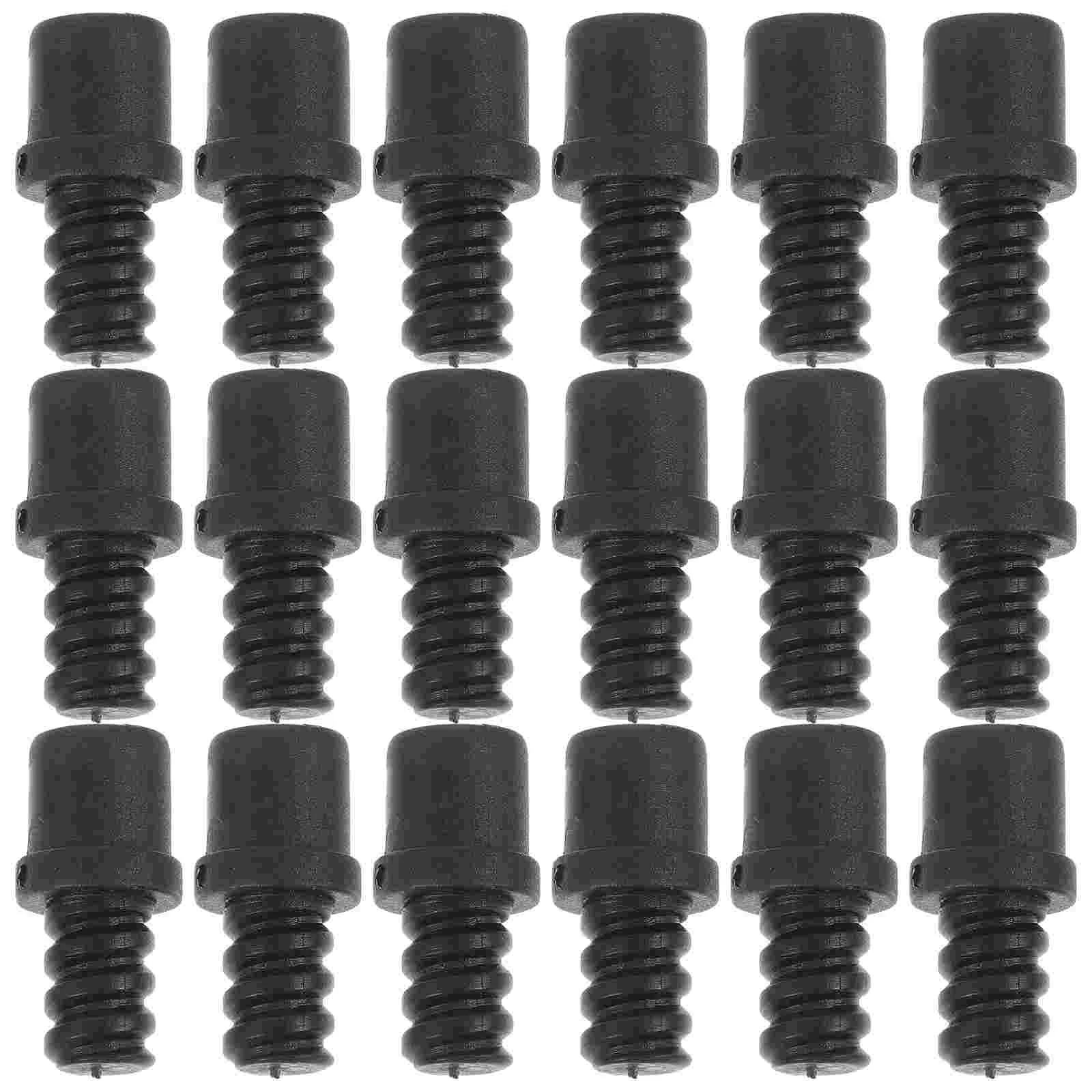 

20 Pcs Toilet Brush Handle Connector Connectors Self-locking Accessory Plastic Heads