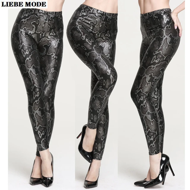 Plein Sport logo-waistband snakeskin-print Leggings - Farfetch