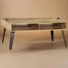 Solid Wood Coffee Table 39.4x23.6x17.7 - Stylish & Durable Living Room Furniture 3