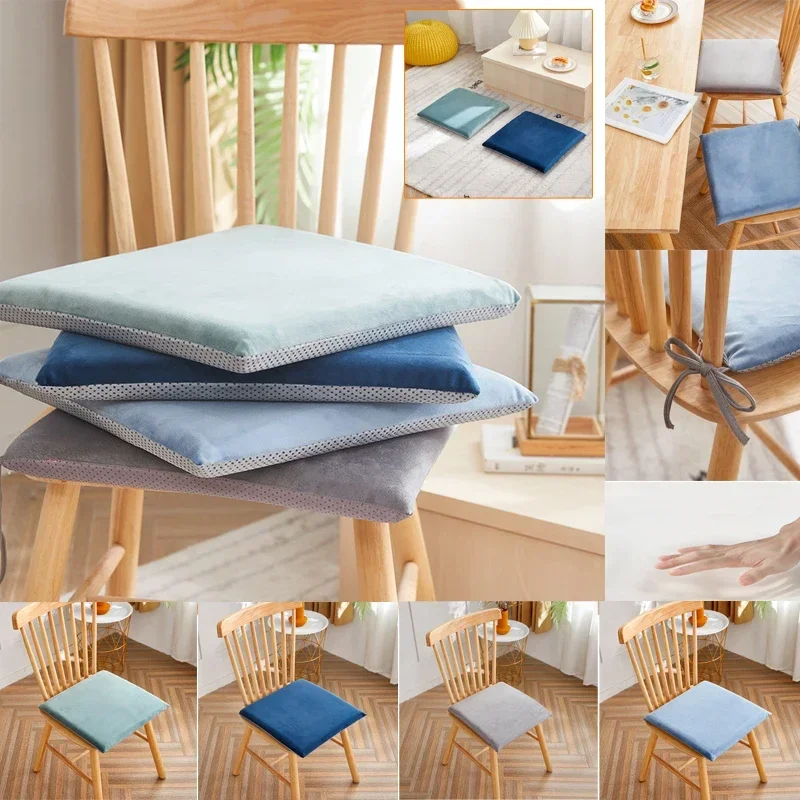 

Memory Foam Chair Seat Cushion Thicken Super Soft Warm Dining Seat Pad Non-Slip Student Patio Home Office Chair Cushions 1PC