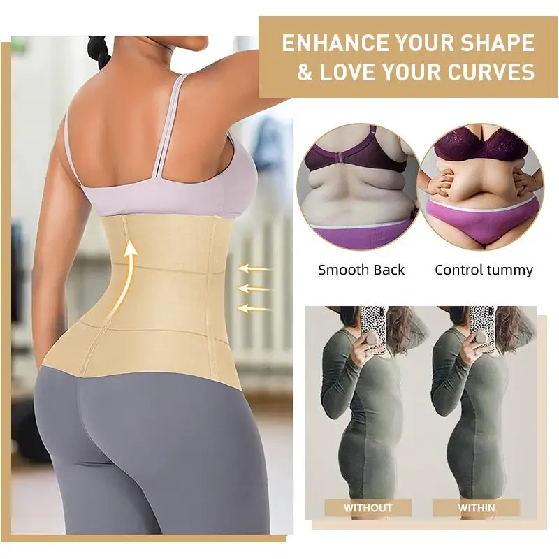 3 Segmented Waist Trainer Women Tummy Control Hourglass Body