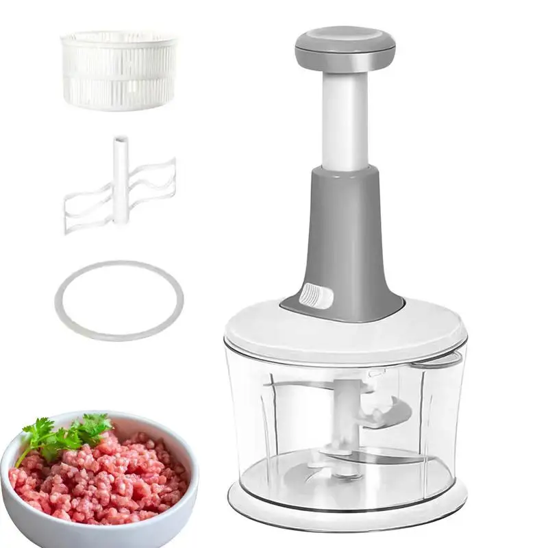 

Chopper Vegetable Cutter Manual Food Chopper Manual Hand With Dehydration Basket Dicer Chopper Cutter Stainless Steel For Tomato