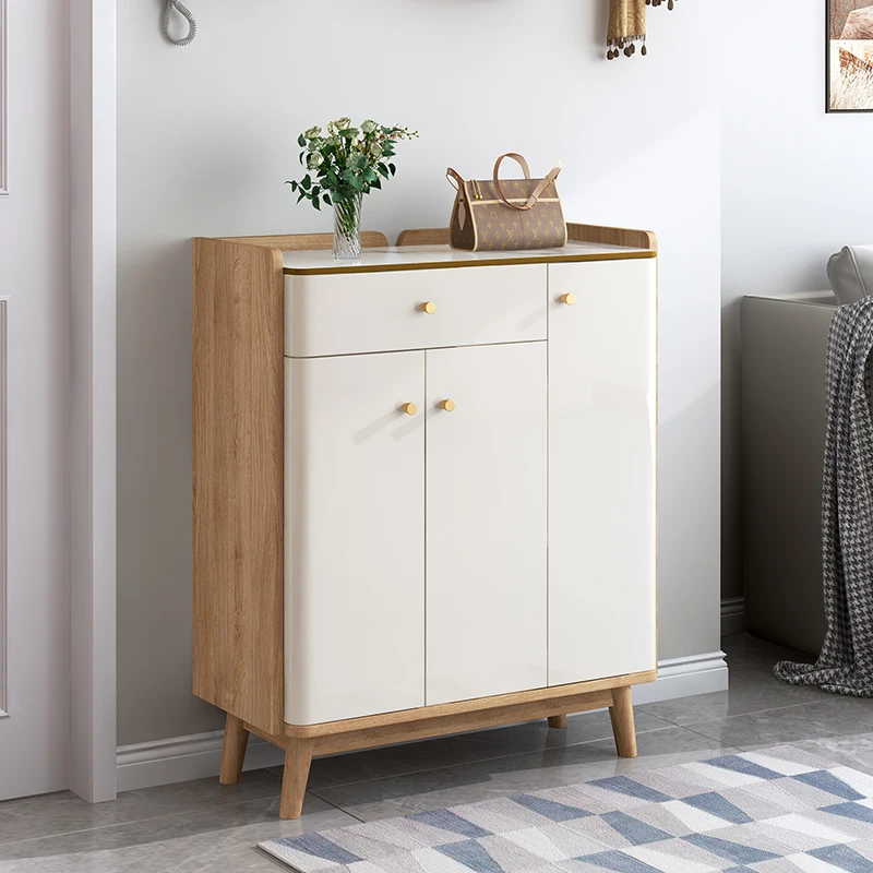 

Modern Entrance Shoecabinet Dust Proof Design Spaace Saaving Wooden Shoe Cabinets Free Shipping Zapatero Living Room Furniture
