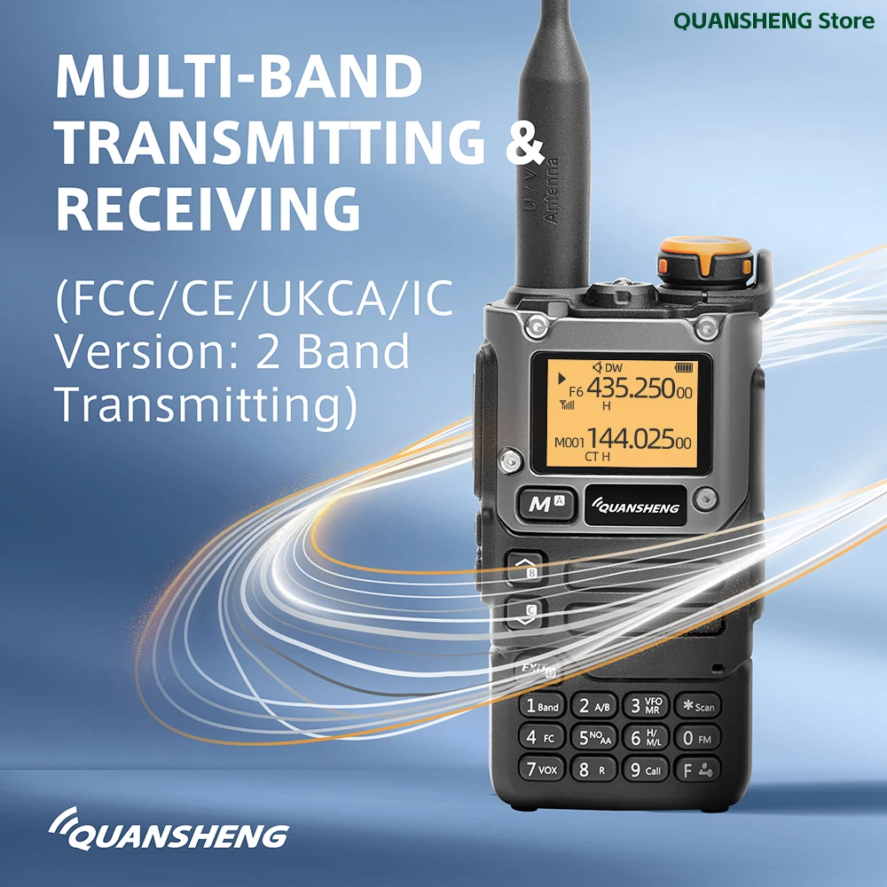 Quansheng UV K5 8 Walkie Talkie Am Fm Communication Two Way Radio Receiver Ham Amateur Long Range Wireless Set Transceiver 2