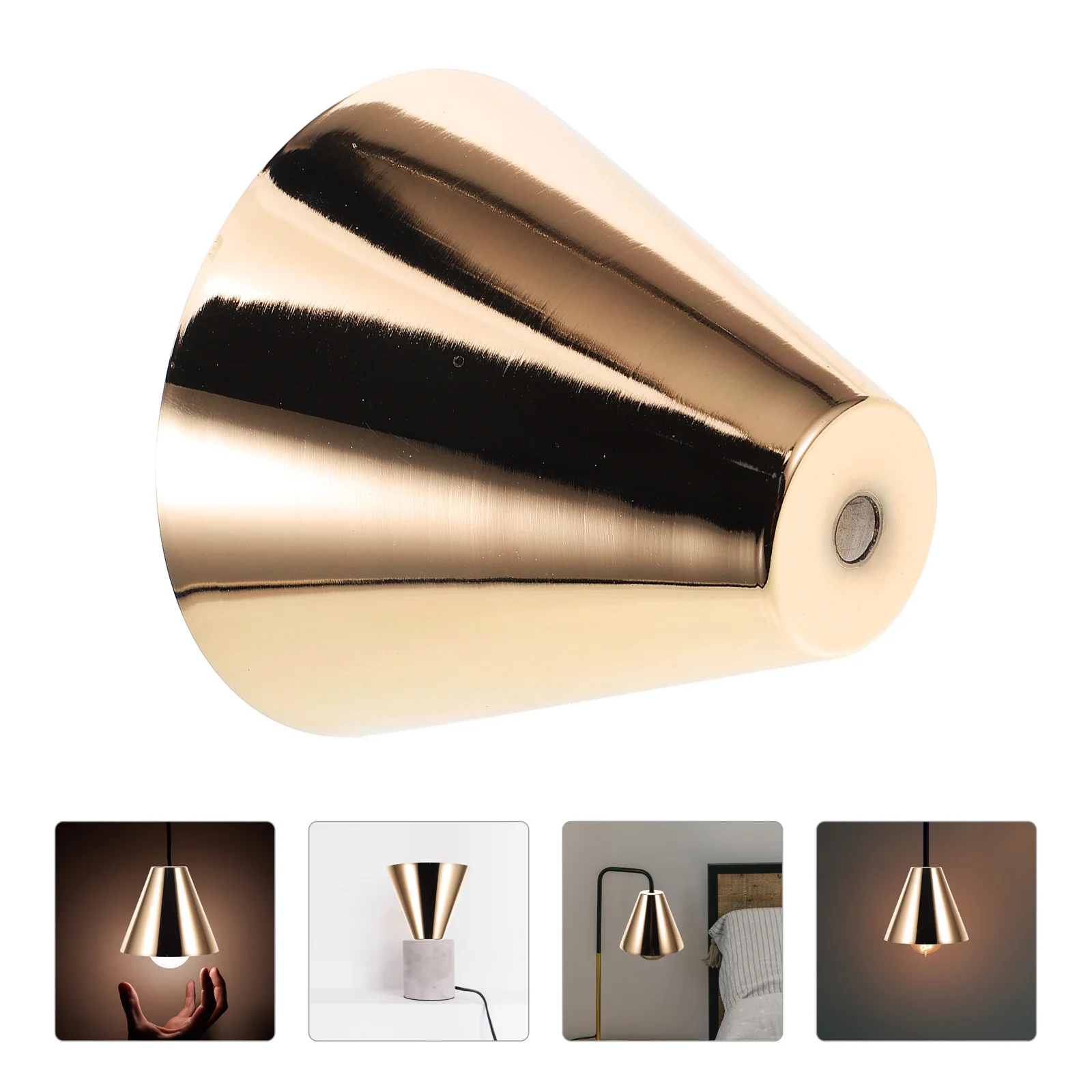 Melted Wax Lamp Shade Light Fixture Cover Spinning Small Lampshade Crafting Metal Decor Iron Desk Desktop