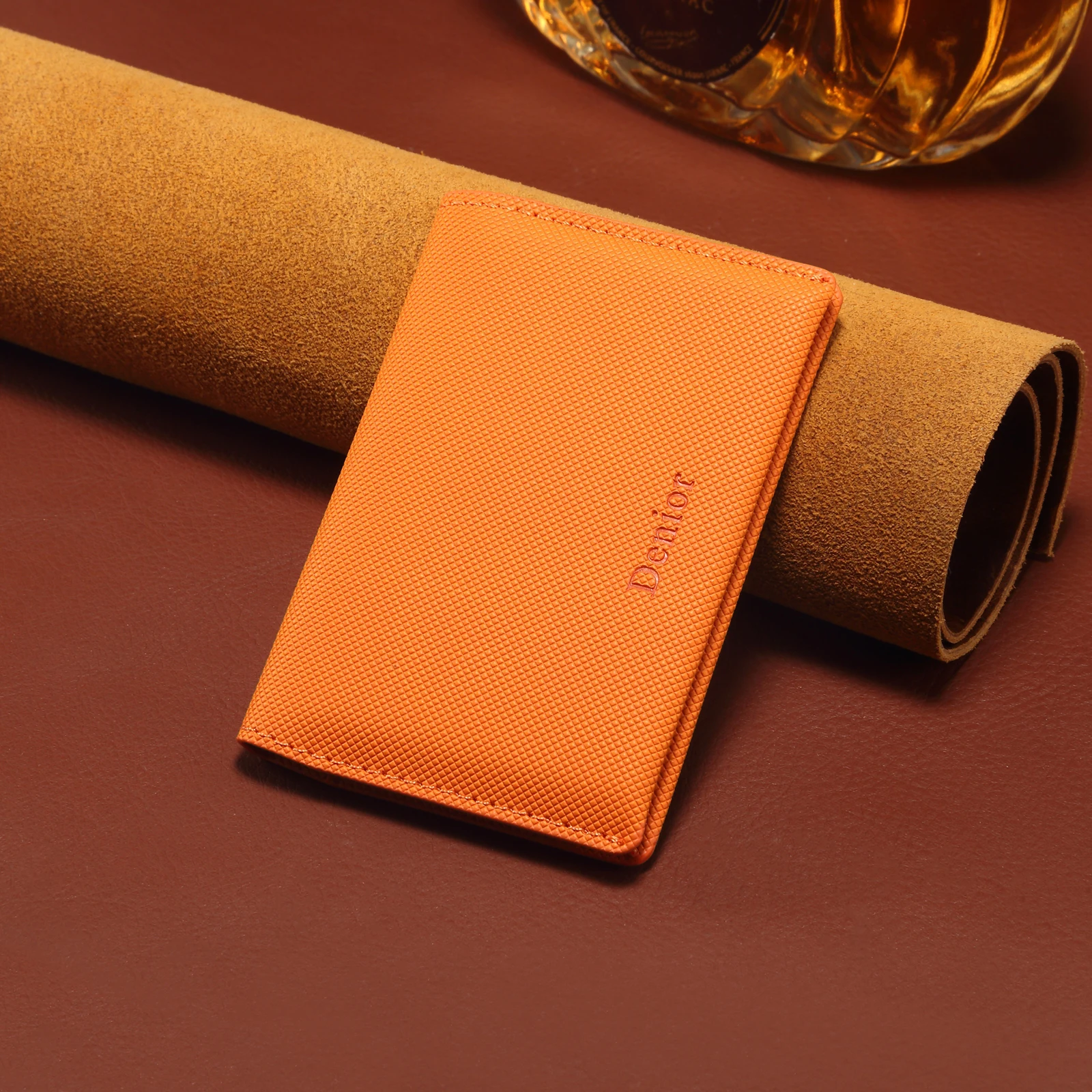 Leather Magnetic Phone Wallet with Card Holder
