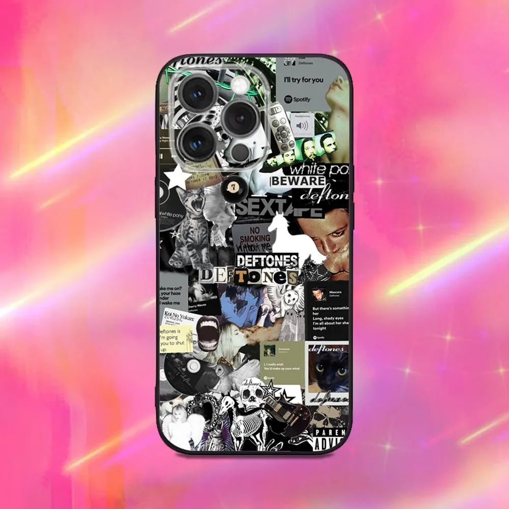Deftones Rock Band Soft Silicone Black Phone Case