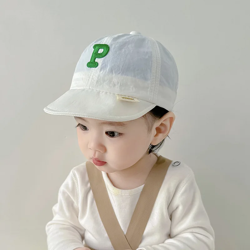 New Baby Hat Summer Korean Version Of Letters Toddler Baby Casual Cap Sun Protection Quick Hats Drying Children's Baseball Caps baseball cap baseball hats baseball caps sun cap