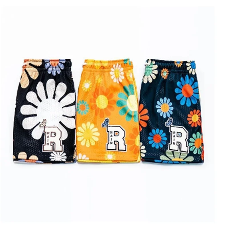

New summer men's shorts men and women's fashion beach shorts mesh quick-drying quarter pants sports shorts men casual shorts