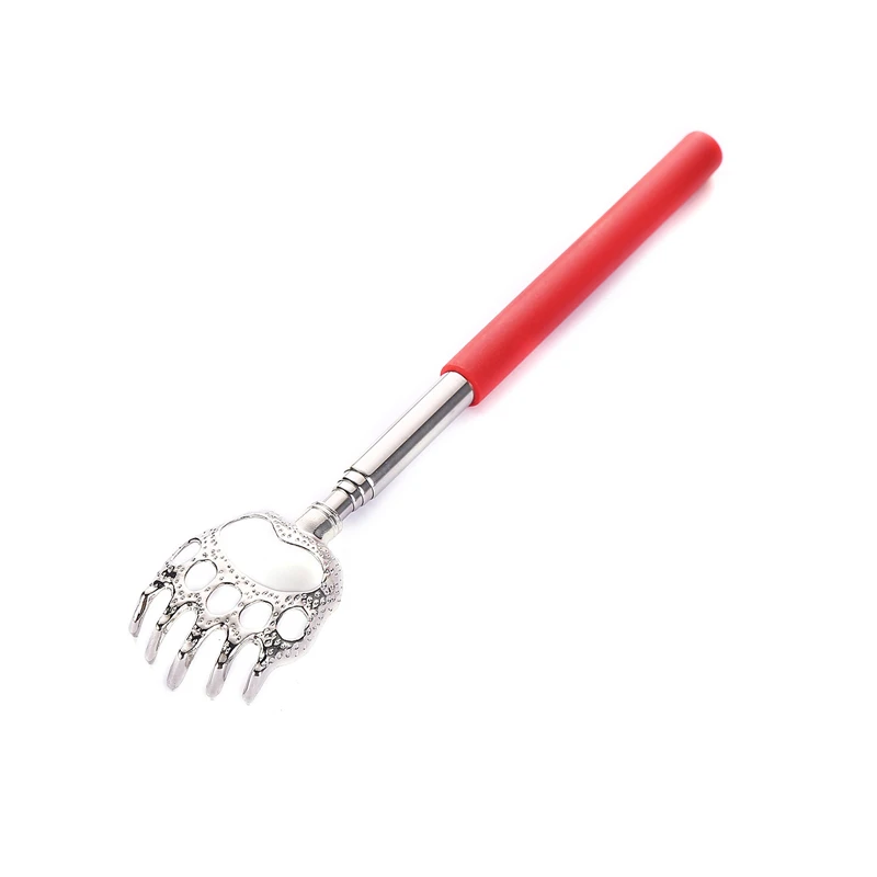 Telescopic Back Scratcher and Massager with Extendable Itching Relief