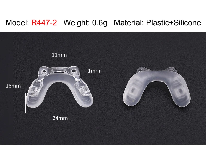 10 Stück Sattel Brille Nasenpolster Brillen Anti-Rutsch-Halter Brillenzubehör – Detail 9