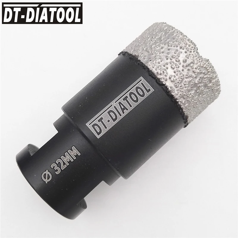 DIATOOL 1pc Diamond Drills Cup Saw Drilling Bits Hole Saw Tile Drill Core Bit for Tile Ceramic Porcelain Tile Crowns M14 Thread