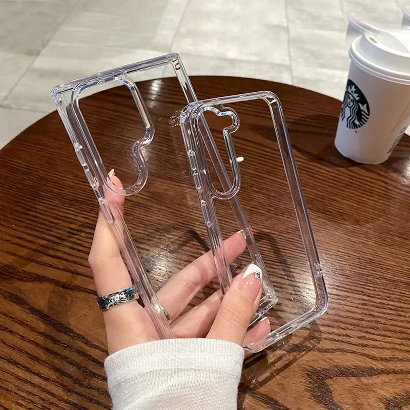Transparent AirBag Bumper Case - Acrylic Shockproof Protector Cover