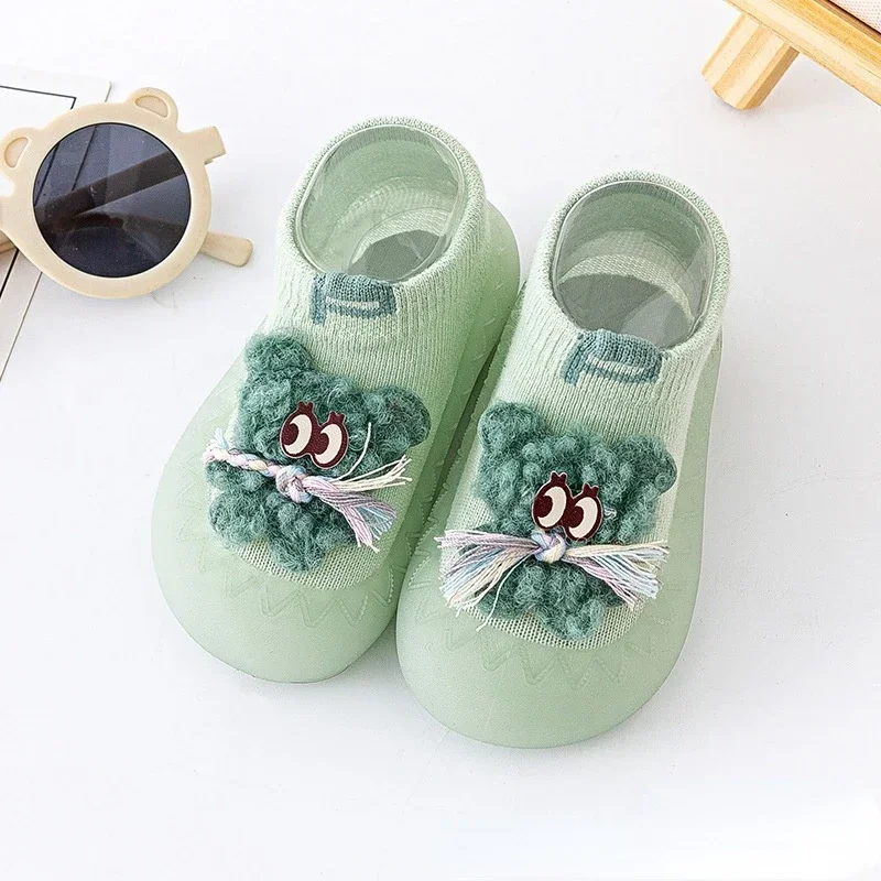 Spring Autumn Newborn Baby Boy Toddler Shoes 1 Years Soft Bottom Non-slip Floor First Walkers Socks Shoes  Baby Girls Shoes