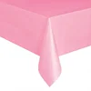 Plastic Disposable Solid Color Tablecloth Birthday Party Wedding Christmas Table Cover Wipe Desk Cloth Decor  Covers Rectangle 3