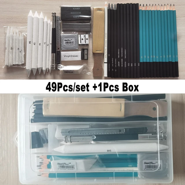Professionale 33 pz 50 pz Art Set Kit completo con scatola 5H-8B