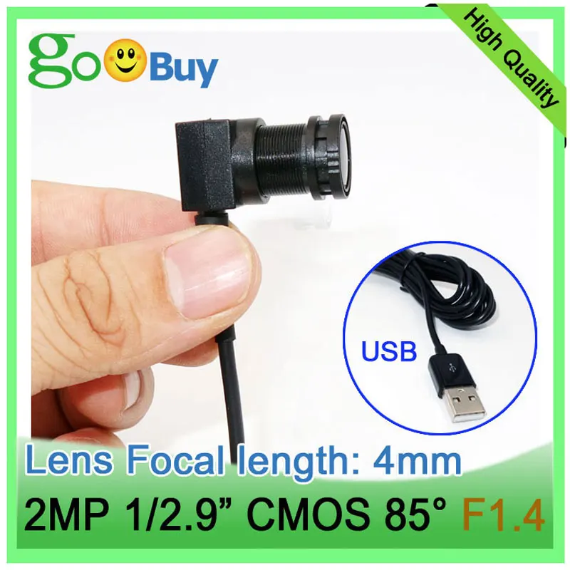 EFL 4mm 85 도 렌즈가 있는 USB 별빛 카메라, 어두운 빛 애완 동물 유지 뱀 거미 햄스터 기니피그 2MP HD 컴퓨터 카메라