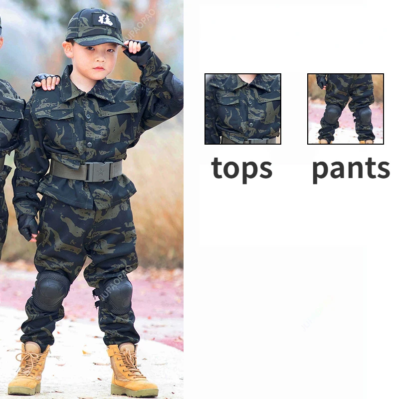 Military Camo For Sale QIYUANT Children's Tactical Camo T Shirt