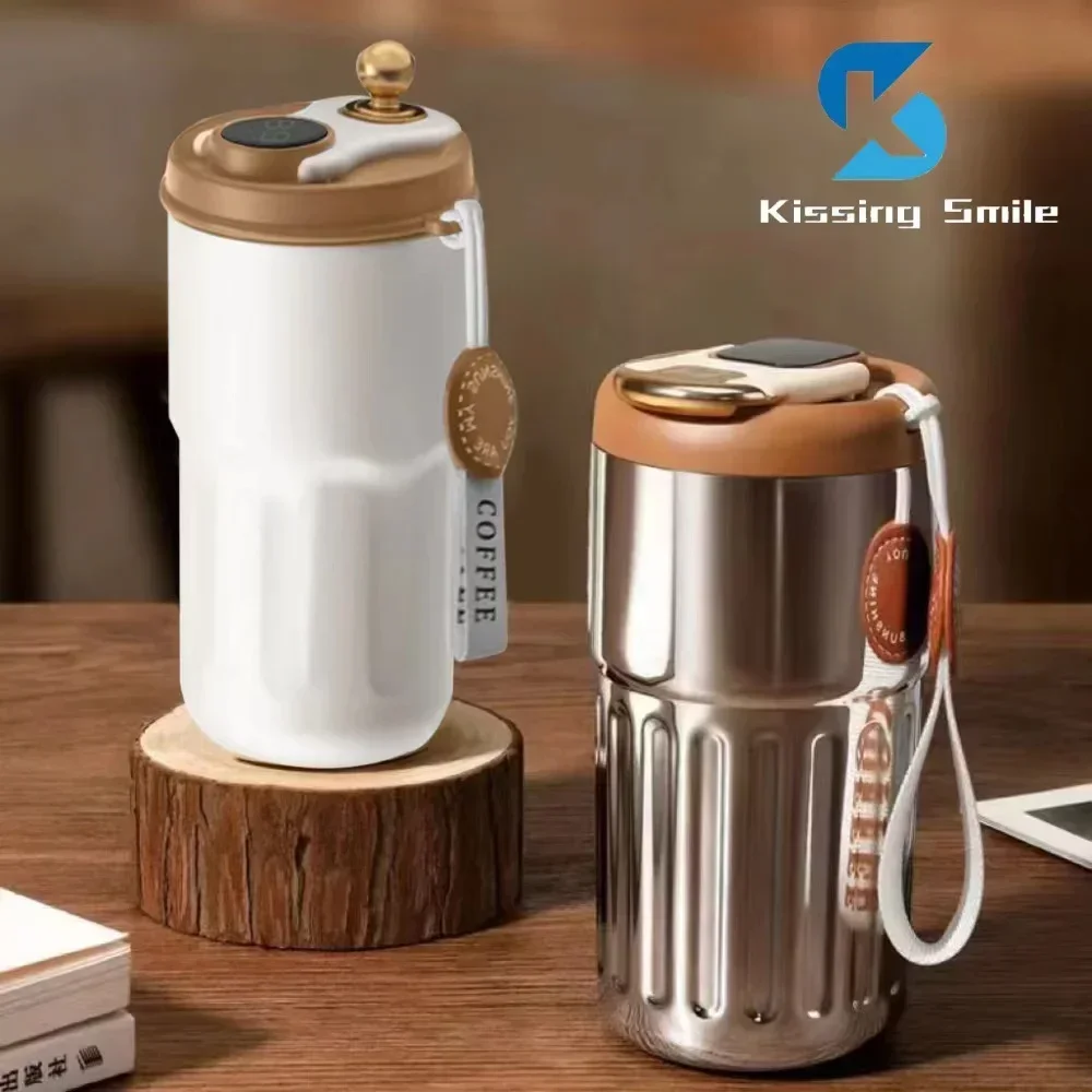 Thermos Bottle Water Cup Thermal Stainless Steel Tumbler Coffee Mug  Isotherm Vacuum Flask Leakproof Travel Hot Cold Drinkware - AliExpress