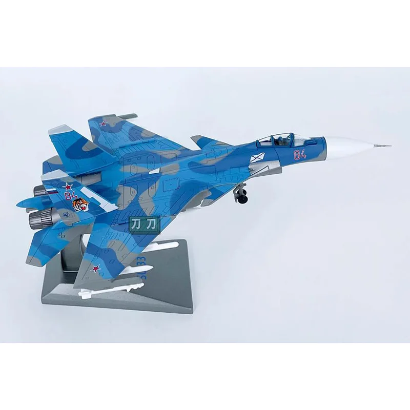 1/100 Scale Russian SU-33 Fighter Alloy Aircraft Model SU33 Finished Simulation Decoration Collection Glue Free Collection 2