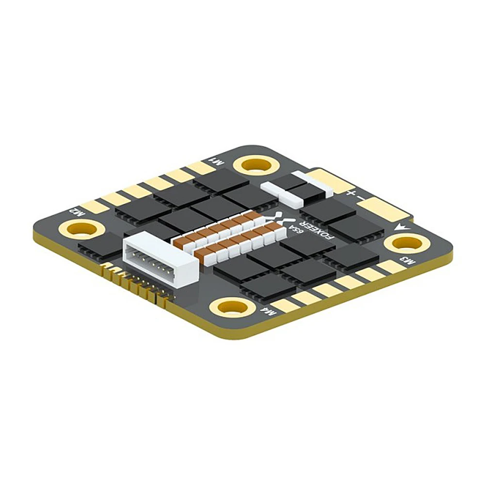 FOXEER Reaper F4 128K 65A ESC BLHeli32 4in1 3-8S Lipo 입력 신호 DShot 150/ 300/ 600/ 1200/ MultiShot/OneShot RC FPV 드론용
