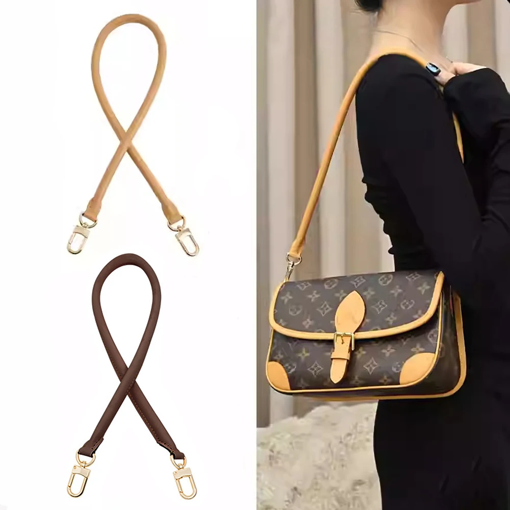 Cowhide Leather Shoulder Strap for Speedy Trunk20 Carryall Diane Women Bag Soft Replacement Bag Strap Modification Accessories