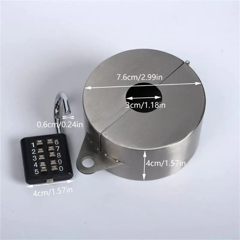 B0KB Outdoor Faucet Lock Gate Valves Lock for Faucet/Water Spigot/Tanks Valves Handle