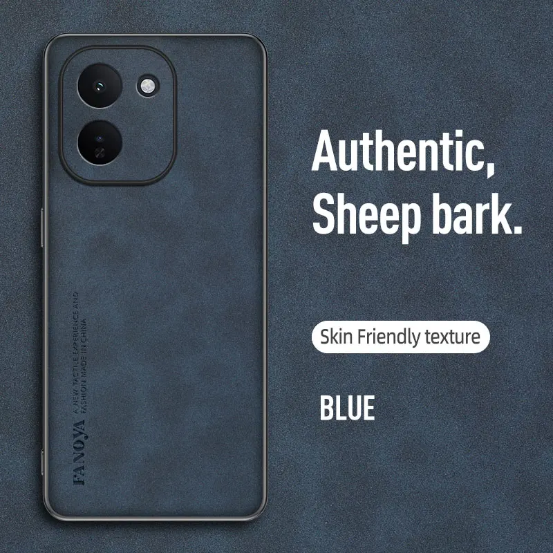 Vivo iQOO Z11 Shockproof Matte Leather Back Cover - Skin Feel Finish
