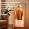 Portable Clothes Dryer With Timing Electric Clothes Foldable Home Cabinet Floor Machine Laundry Dryers Warm Air Dryer Home 2
