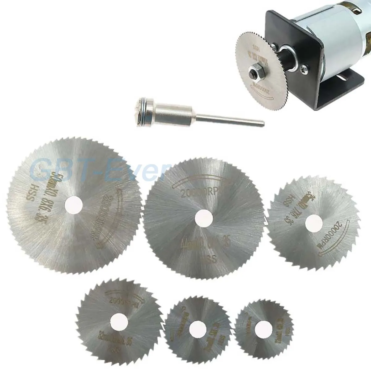 

1Pcs HSS High Speed Steel Circular Saw Blades Diameter 22mm 25mm 32mm 35mm 44mm 50mm 60mm Bore 6mm Circular Saw Slotting Cutter