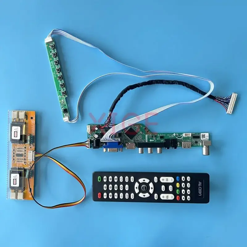 Плата контроллера драйвера подходит для LM215WF1 LM215WF2 LM215WF3 AV + HDMI + VGA + IR + USB 4CCFL комплект ТВ аналоговый 1920*1080 30-контактный LVDS ЖК-дисплей