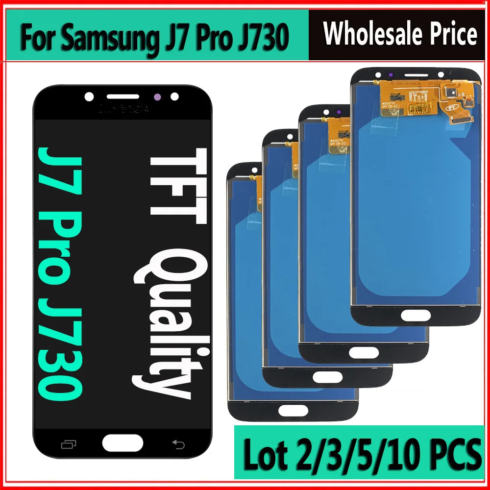 Оптовая продажа J7 Pro ЖК-дисплей для Samsung Galaxy дисплей J730F J730 J730FM сенсорный экран